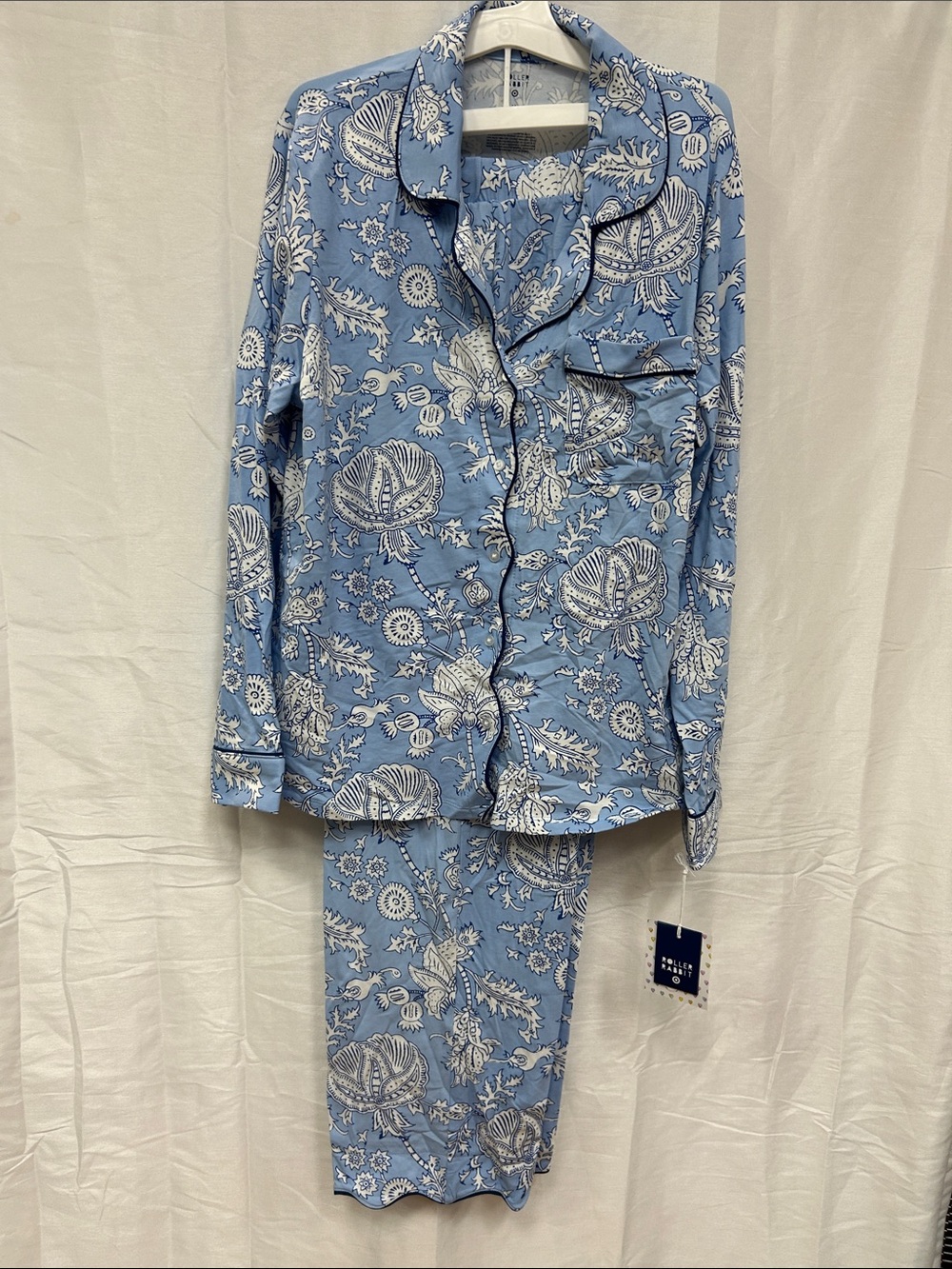 Roller Rabbit x Target Light Blue & White Floral Women’s Pajama Set